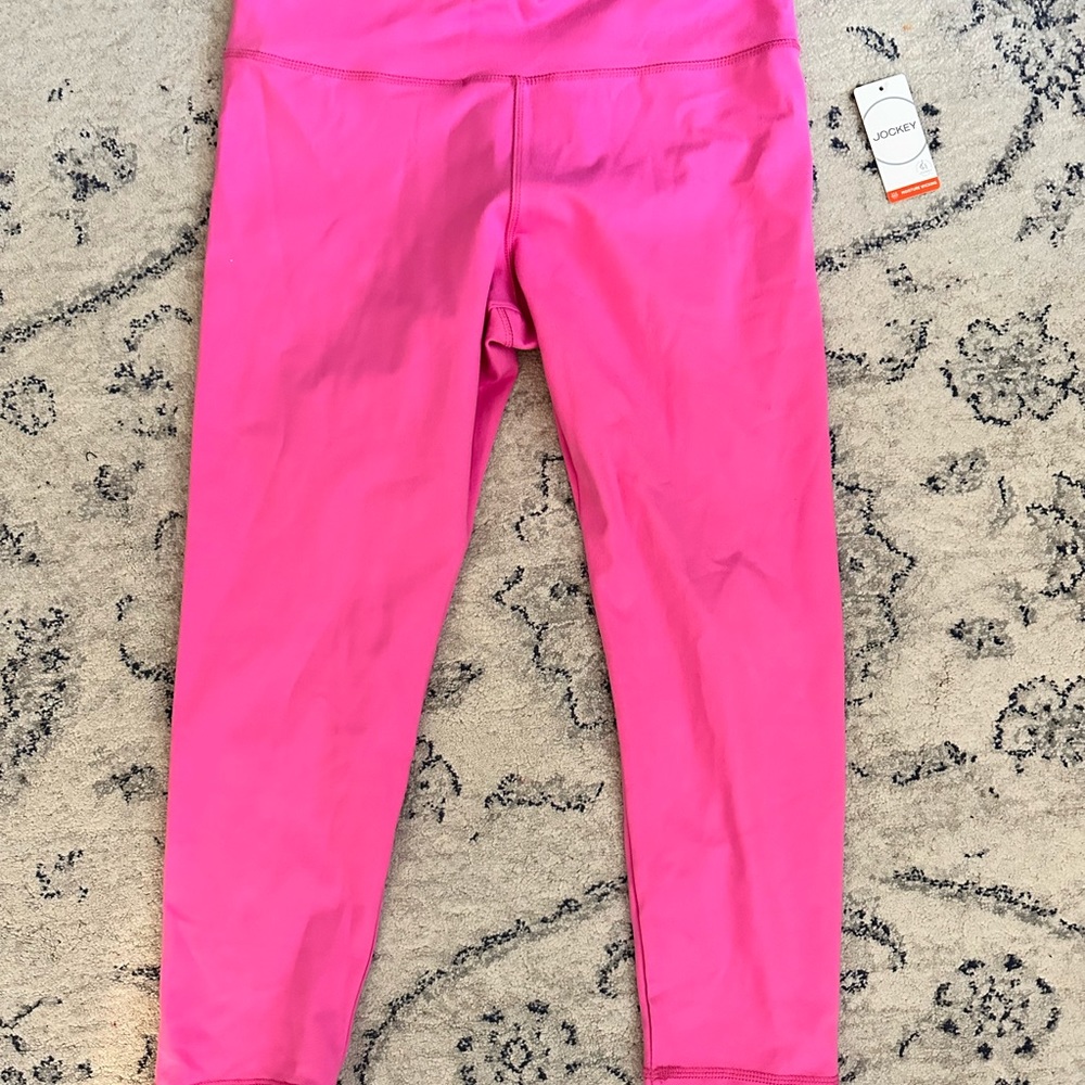 Jockey Hot Pink Leggings. Never worn!